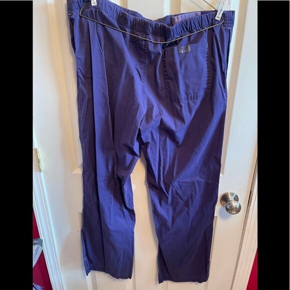Med couture purple scrub set sz L - Picture 6 of 9